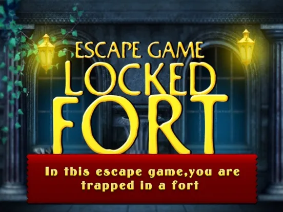 Locked Fort Escape Game - start a brain challenge iPad 應用截圖