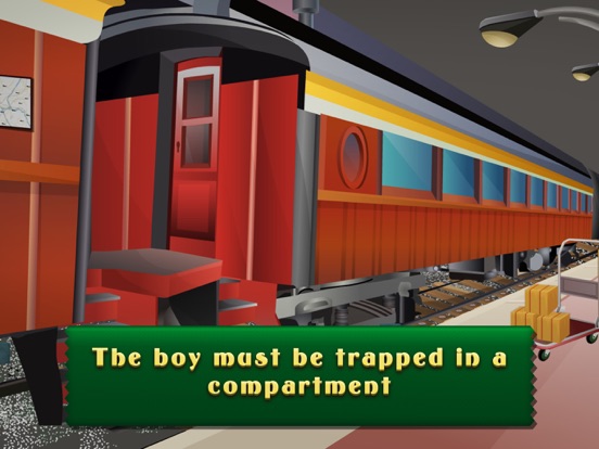 Escape Boy In Train - start a brain challenge iPad  Screenshots