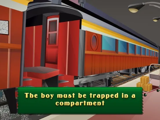 Escape Boy In Train - start a brain challenge iPad  スクリーンショット