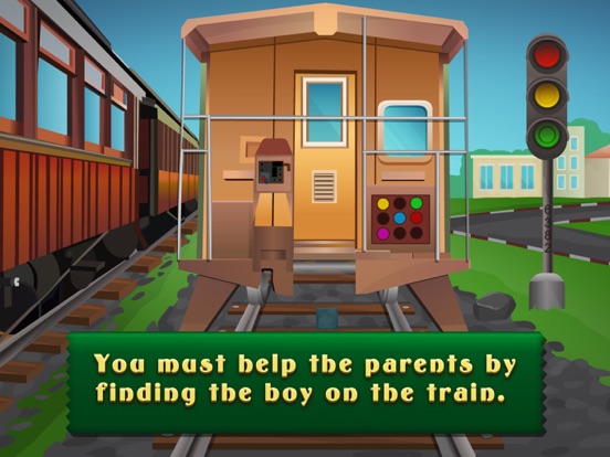 Escape Boy In Train - start a brain challenge iPad  Screenshots
