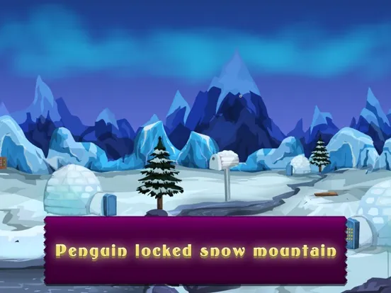 Rescue Snow Penguin Escape Games ? iPad 应用截图