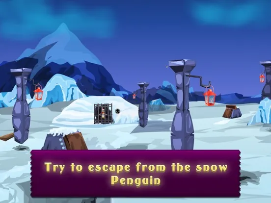 Rescue Snow Penguin Escape Games ? iPad 应用截图