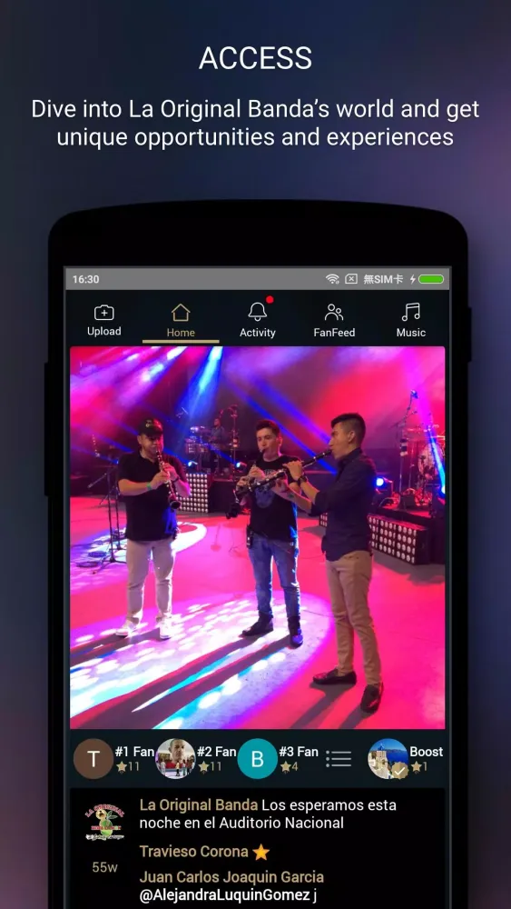 Capturas de pantalla de La Original Banda