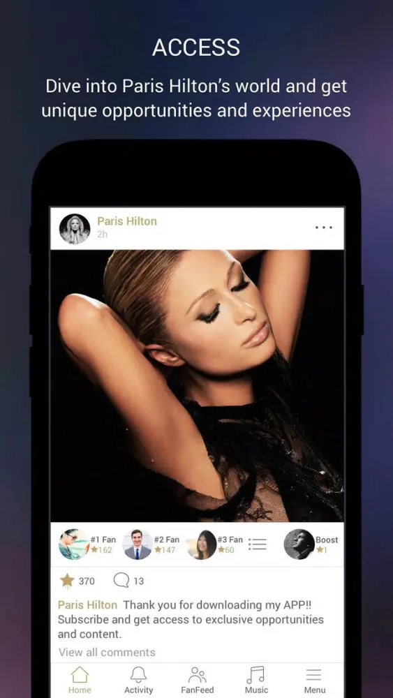 Paris Hilton Official App سکرین شاٹس