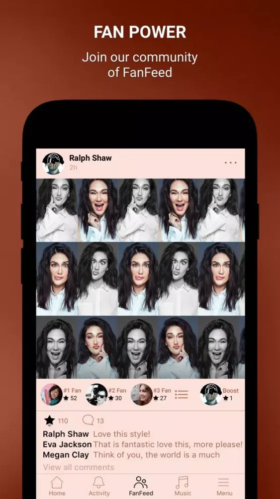 Screenshot di Luna Maya Official App