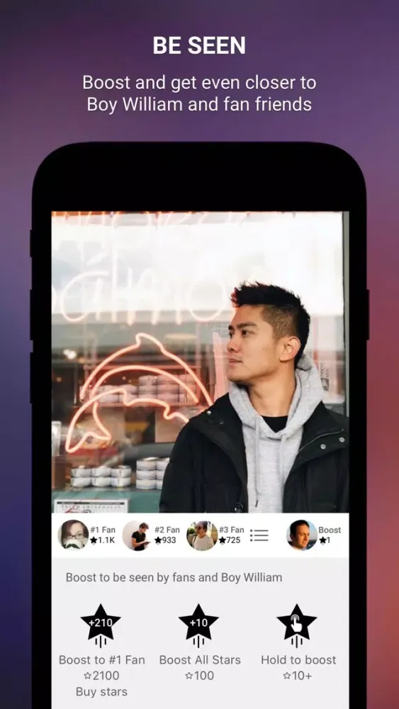 Capturas de pantalla de Boy William Official App