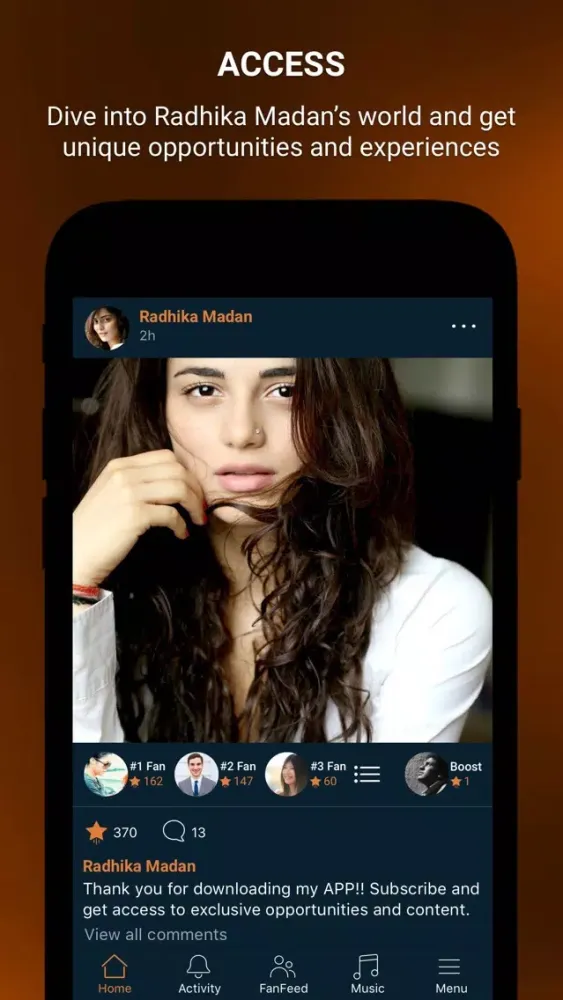 Radhika Madan Official App سکرین شاٹس
