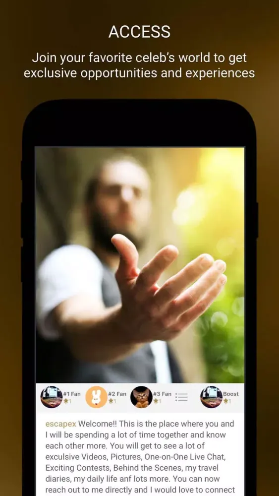 Tangkapan skrin Official App
