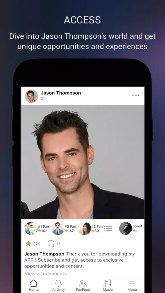 Ảnh chụp màn hình của Jason Thompson Official