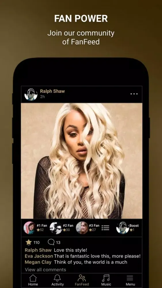 Zrzuty ekranu Blac Chyna Official App