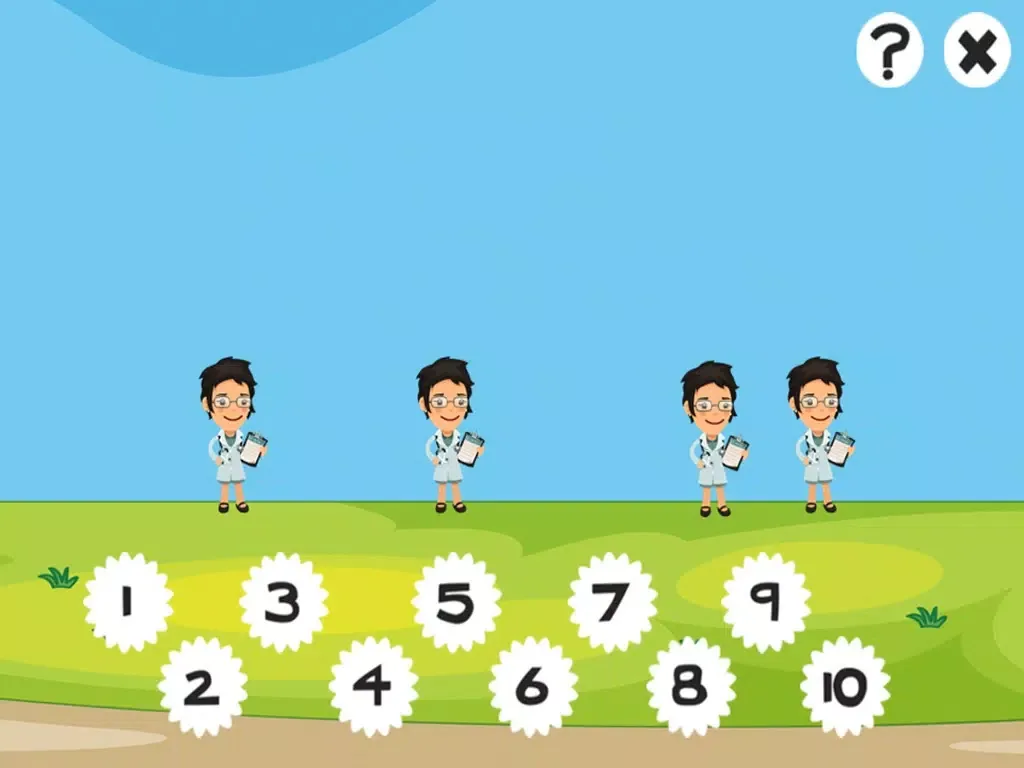 A Hospital Counting Game for Children: Learning to count with Doctor & Patient iPad  스크린샷