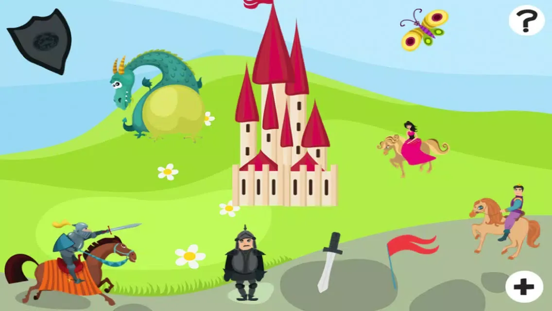 ภาพหน้าจอของ A Counting Game of Castle & Knight: Learning to count for children