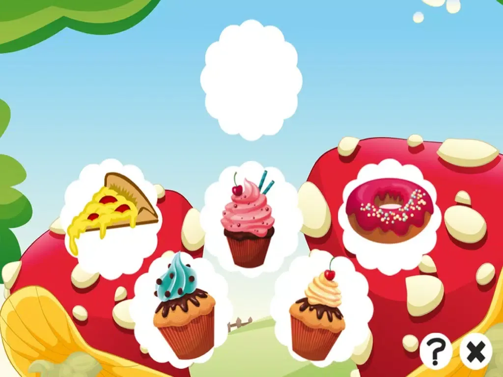 A candy game for children: Find the mistake in the bakery iPad  Ekran Görüntüleri