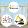A Find the Mistake Game for Children with the Builder on the Construction Site A Find the Mistake Game for Children with the Builder on the Construction Site