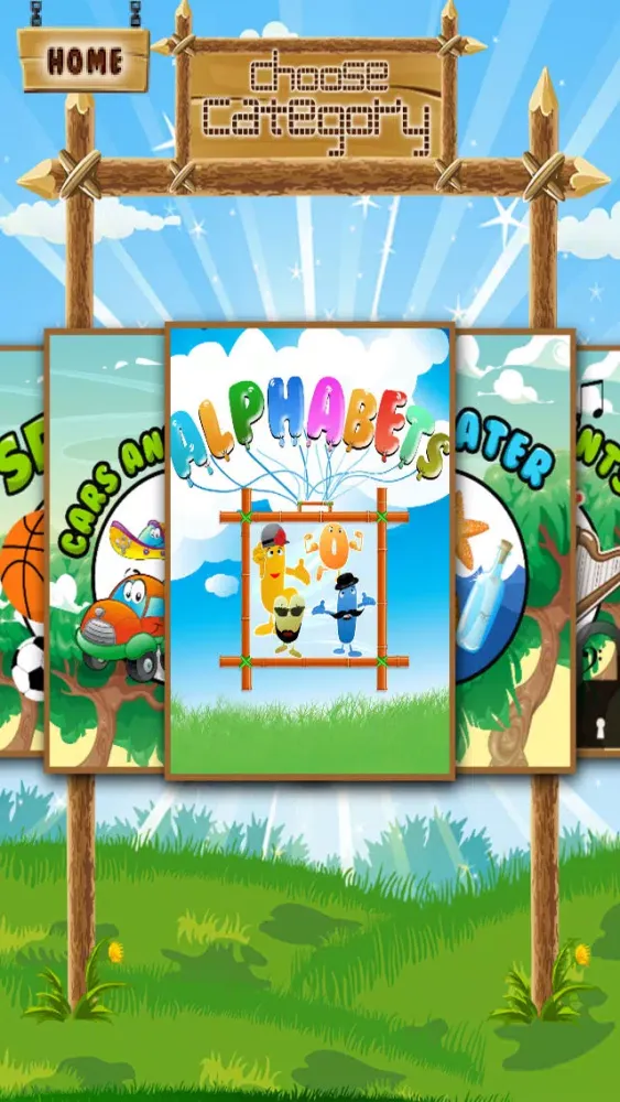 A Matching Game for Children: Learning with the Alphabet 스크린샷