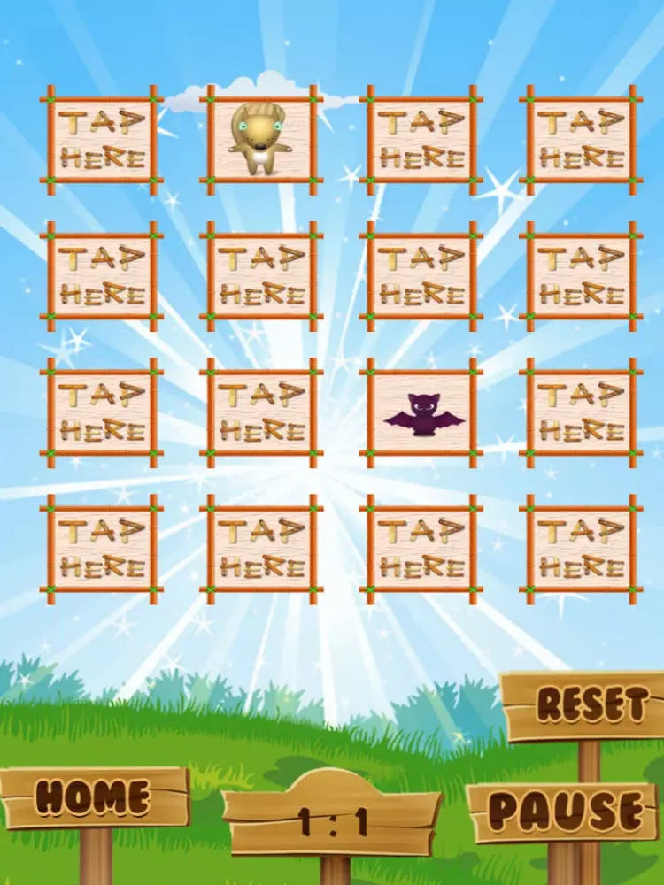 تصاویر A Matching Game for Children: Learning with Animals iPad 