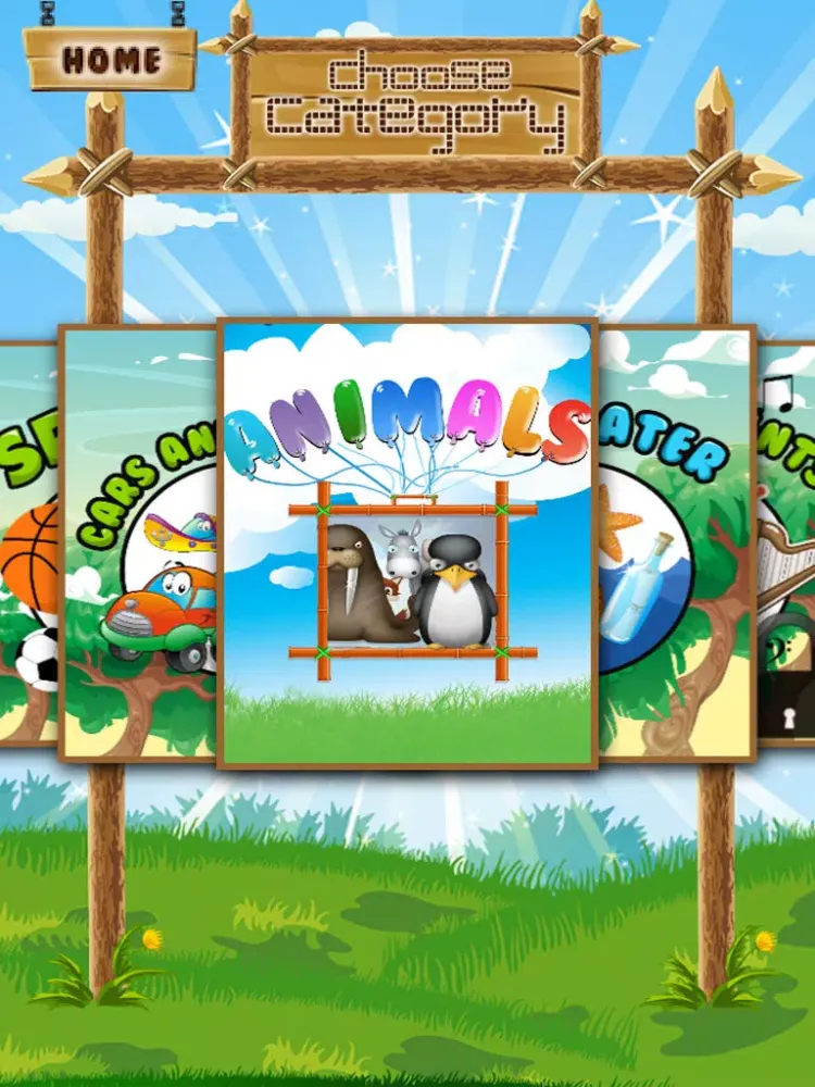 تصاویر A Matching Game for Children: Learning with Animals iPad 