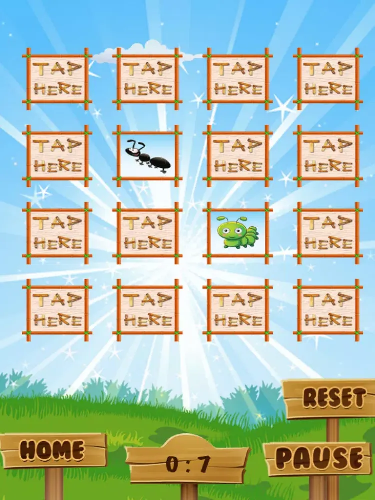 تصاویر A Matching Game for Children: Learning with Bugs and Insects iPad 