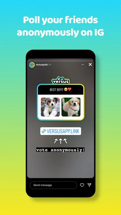 versus • polls for IG スクリーンショット