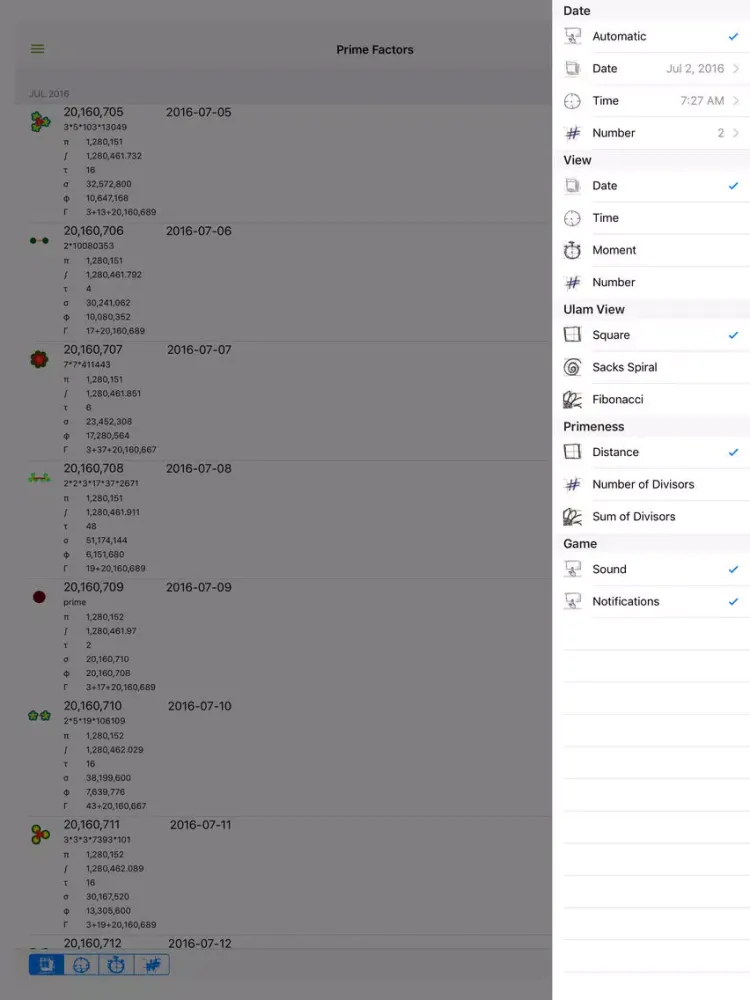 Capturas de tela do PrimeTimer iPad 