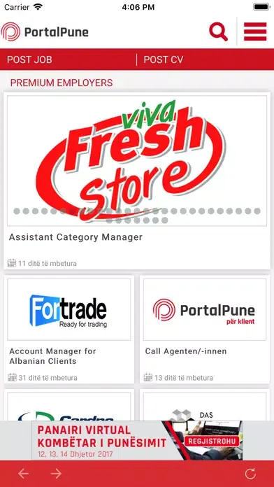 Screenshot di Portal Pune