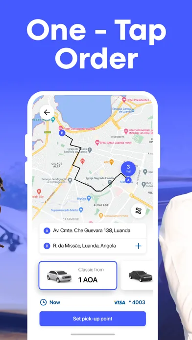 Ảnh chụp màn hình của ESPAES: Angola Taxi