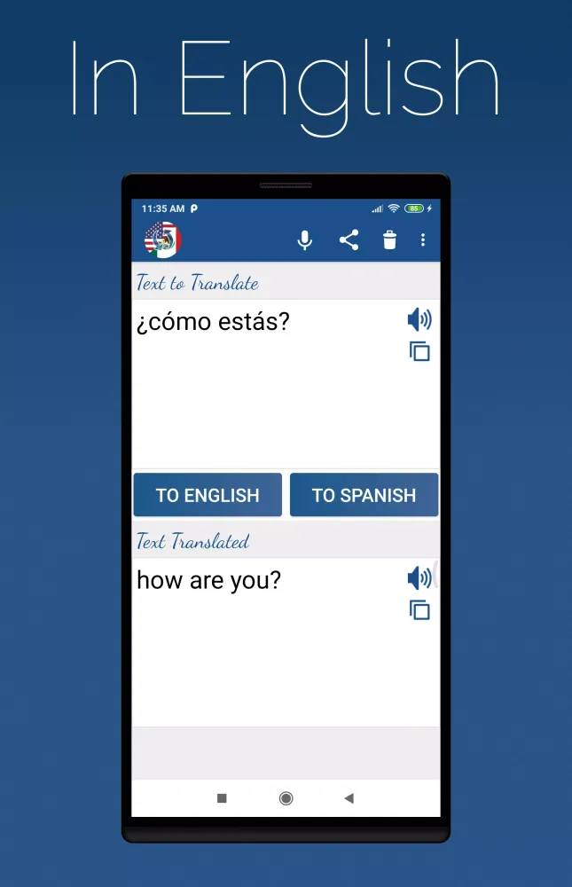 Spanish English Translator Screenshots