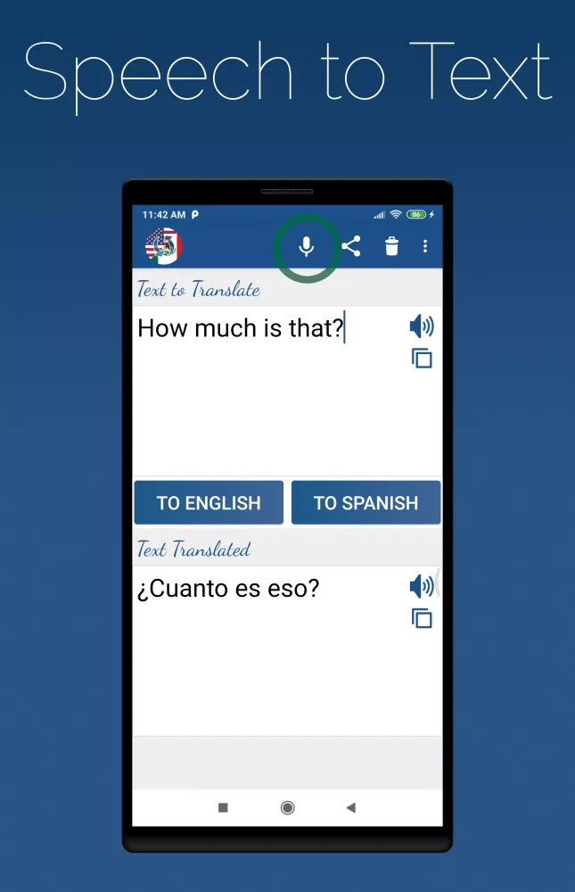 Spanish English Translator Screenshots