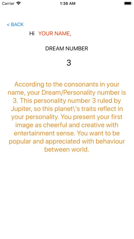 Capturas de pantalla de Name Numerology(Astrology) Pro