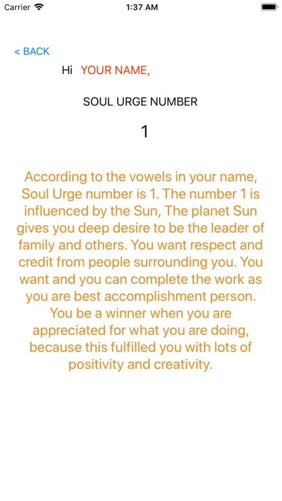 Capturas de pantalla de Name Numerology(Astrology) Pro