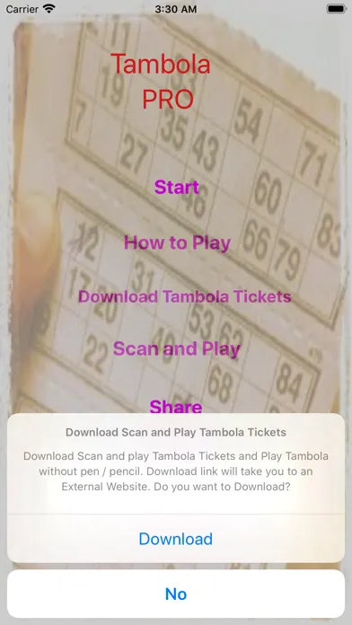 Screenshot di Tambola Number Pro Caller App