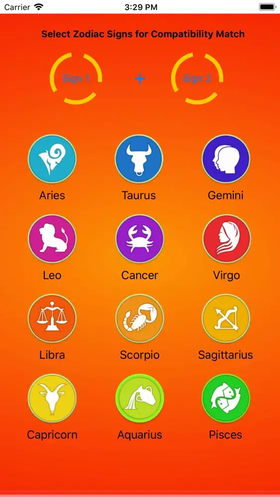 Capturas de pantalla de Zodiac Compatibility