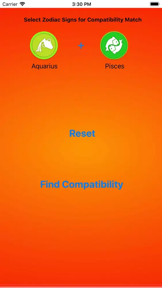 Capturas de pantalla de Zodiac Compatibility