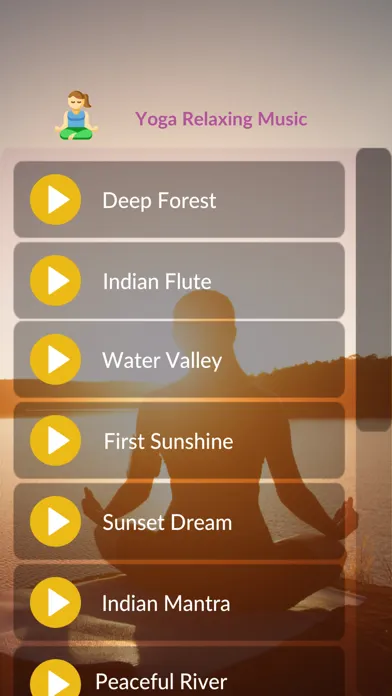 Capturas de tela do Yoga Relaxing Mystical Music