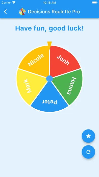 Capturas de tela do Decisions Roulette Pro