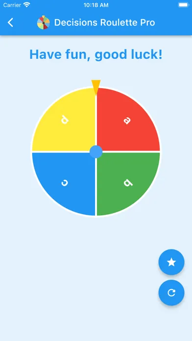Capturas de tela do Decisions Roulette Pro