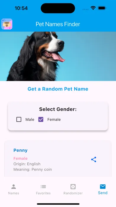 Pet Names Finder Screenshots