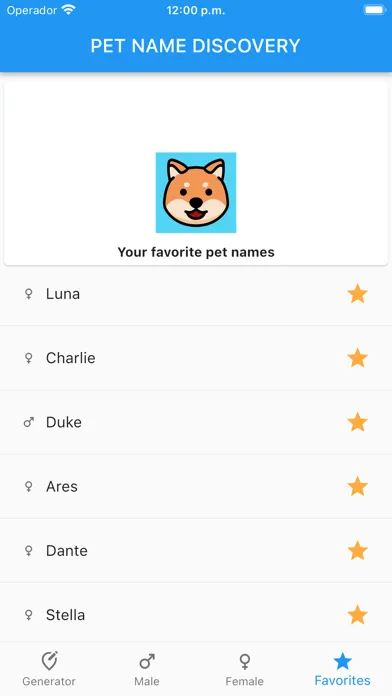 Pet Name Discovery स्क्रीनशॉट