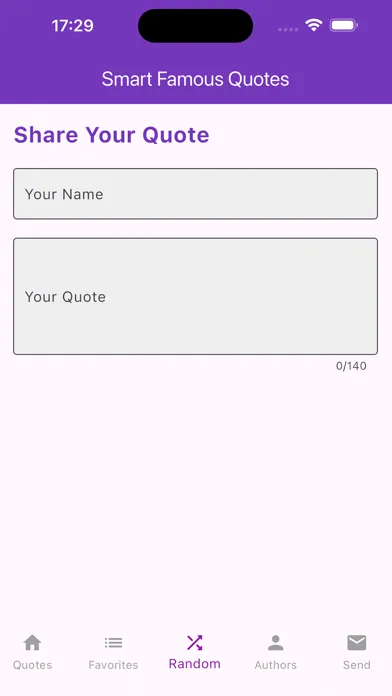 ภาพหน้าจอของ Smart Famous Quotes