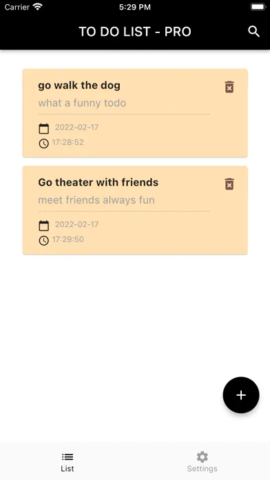 Скриншоты To Do List - PRO