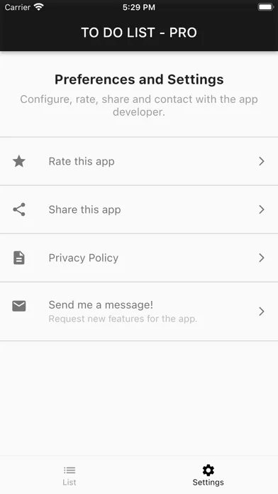 Скриншоты To Do List - PRO