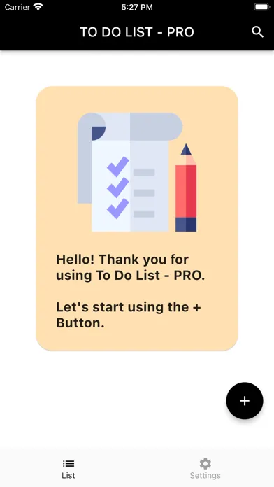 Скриншоты To Do List - PRO