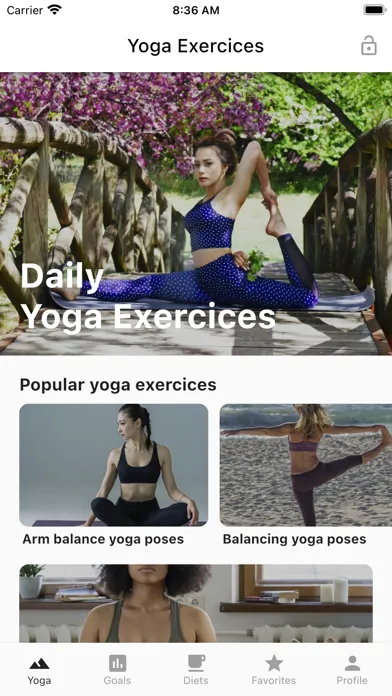 Ảnh chụp màn hình của Yoga Exercices Pro
