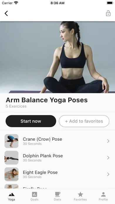 Ảnh chụp màn hình của Yoga Exercices Pro