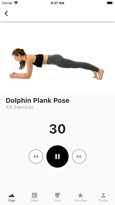 Ảnh chụp màn hình của Yoga Exercices Pro