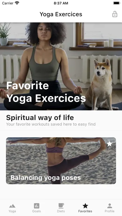 Ảnh chụp màn hình của Yoga Exercices Pro