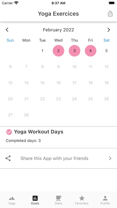 Ảnh chụp màn hình của Yoga Exercices Pro