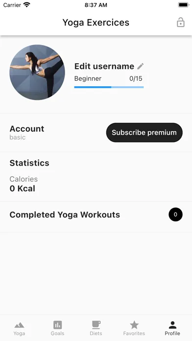Ảnh chụp màn hình của Yoga Exercices Pro