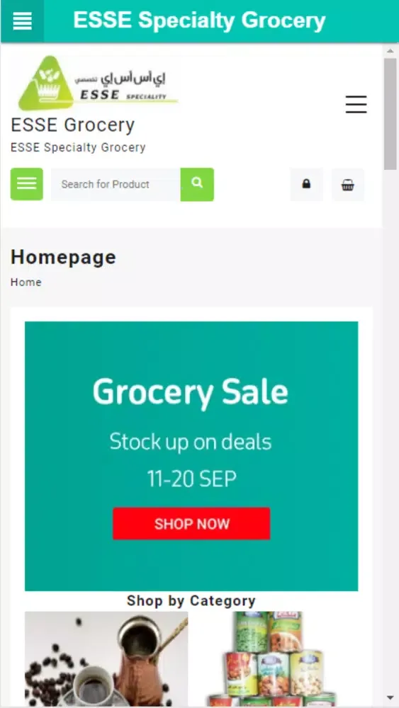 Capturas de pantalla de Esse Grocery