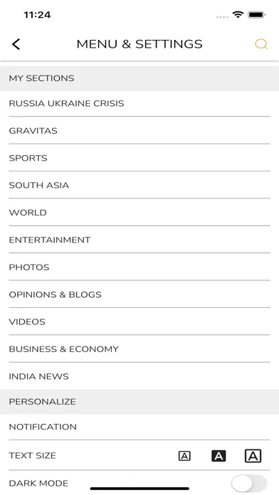 Zrzuty ekranu WION News- Live World News